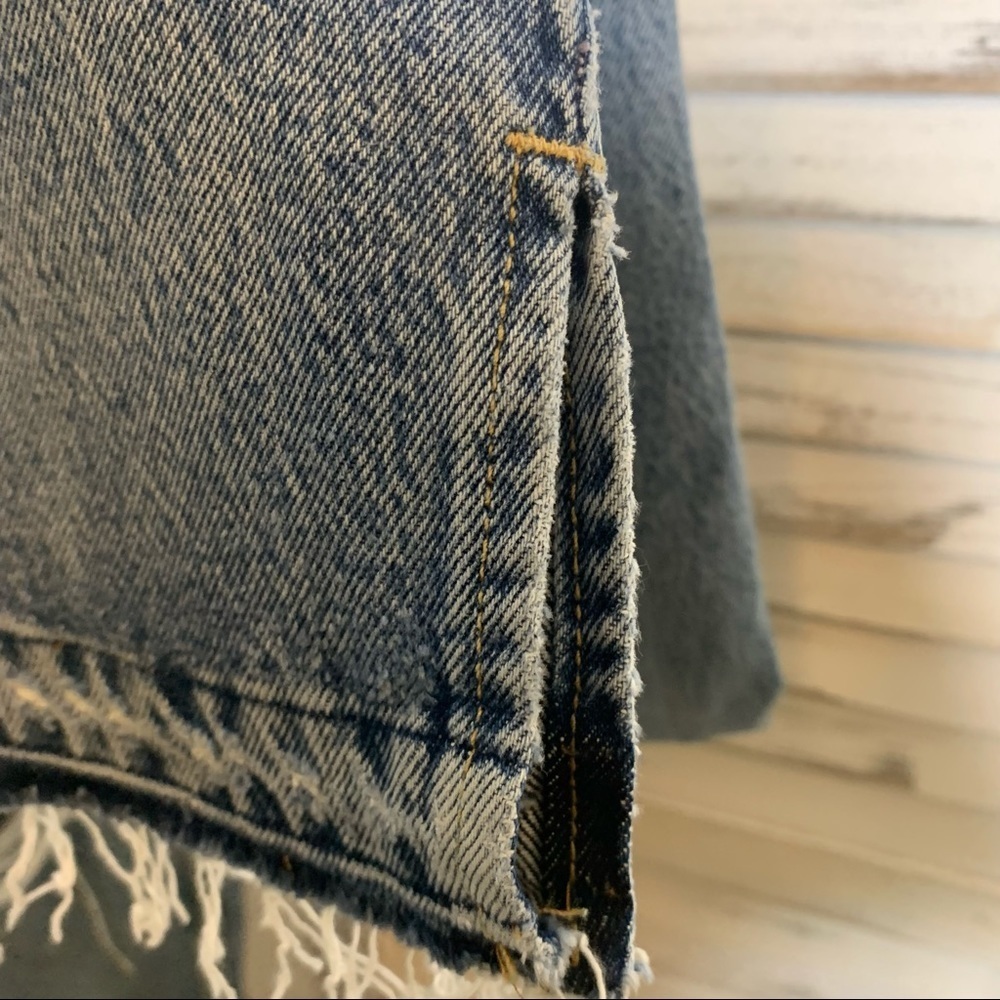 WE THE FREE | FREE PEOPLE Women's 24 Lita High Rise Distressed Crop Denim - Picture 6 of 13